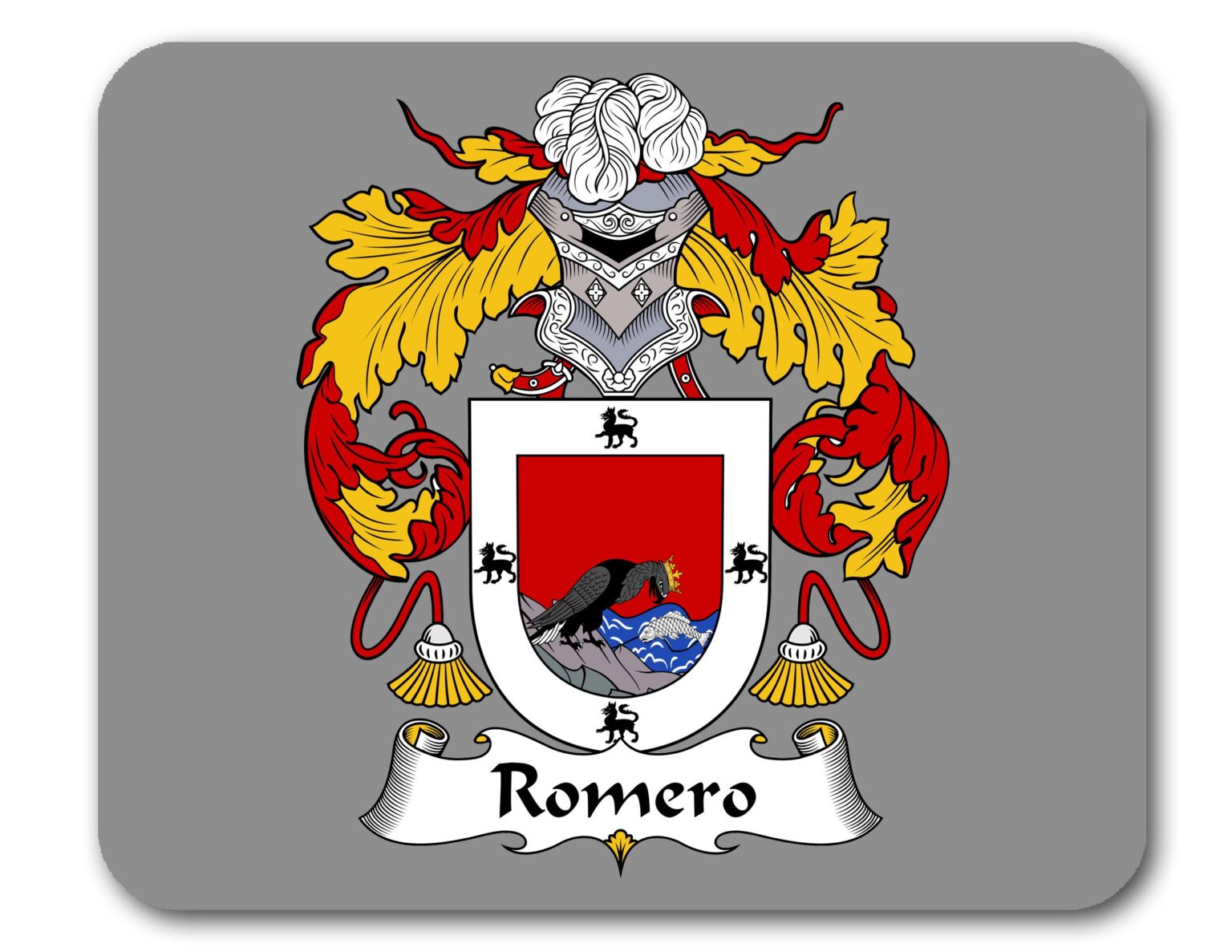 La historia y significado de la heráldica del apellido Romero
